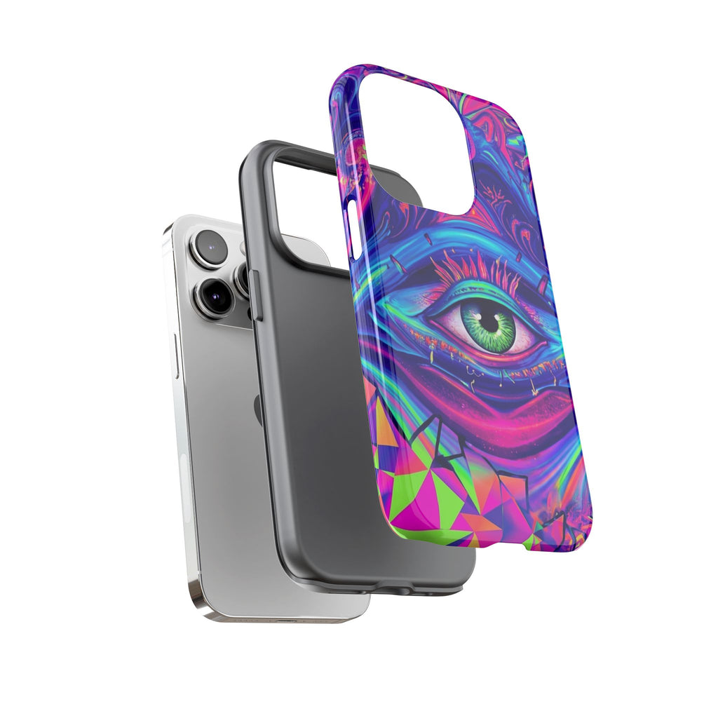 Psychedelic Third Eye Phone Case — Vibrant Retro Trippy Protective Cover