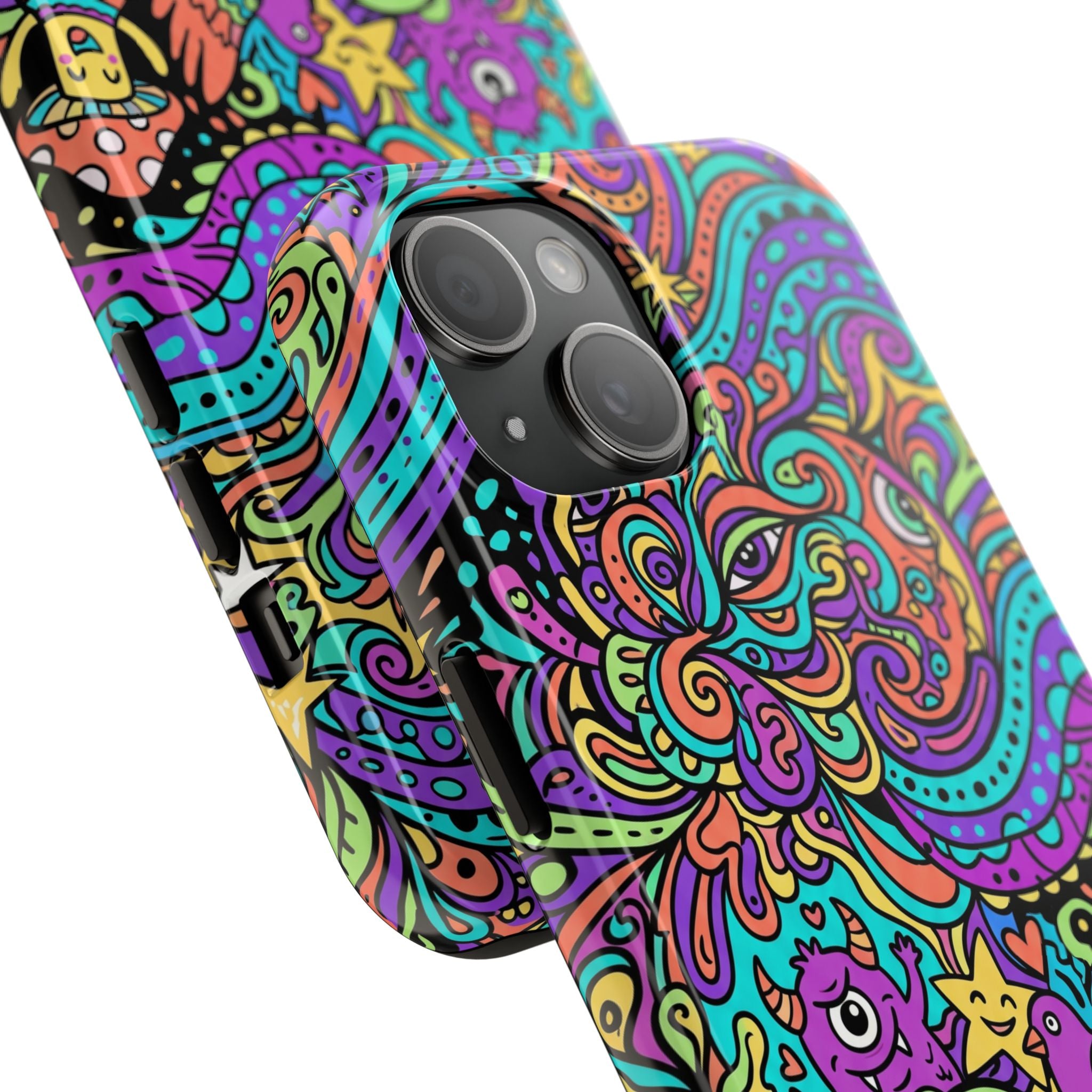 Psychedelic Doodle Wave | Tough Phone Cases