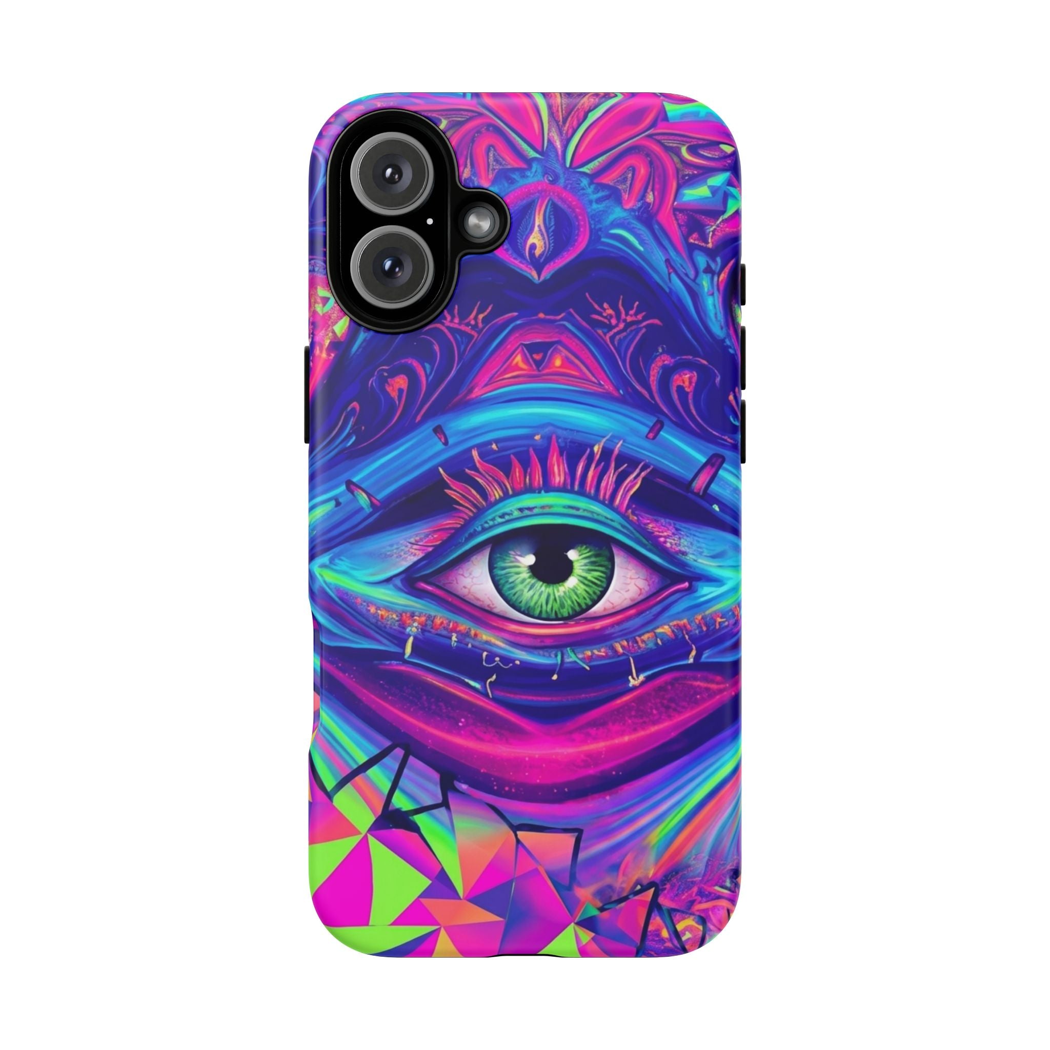 Psychedelic Third Eye Phone Case — Vibrant Retro Trippy Protective Cover