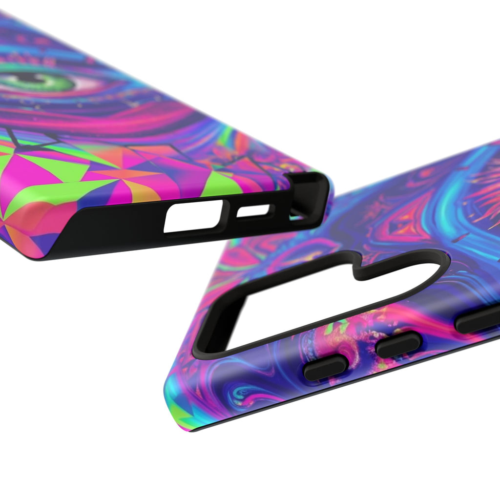 Psychedelic Third Eye Phone Case — Vibrant Retro Trippy Protective Cover
