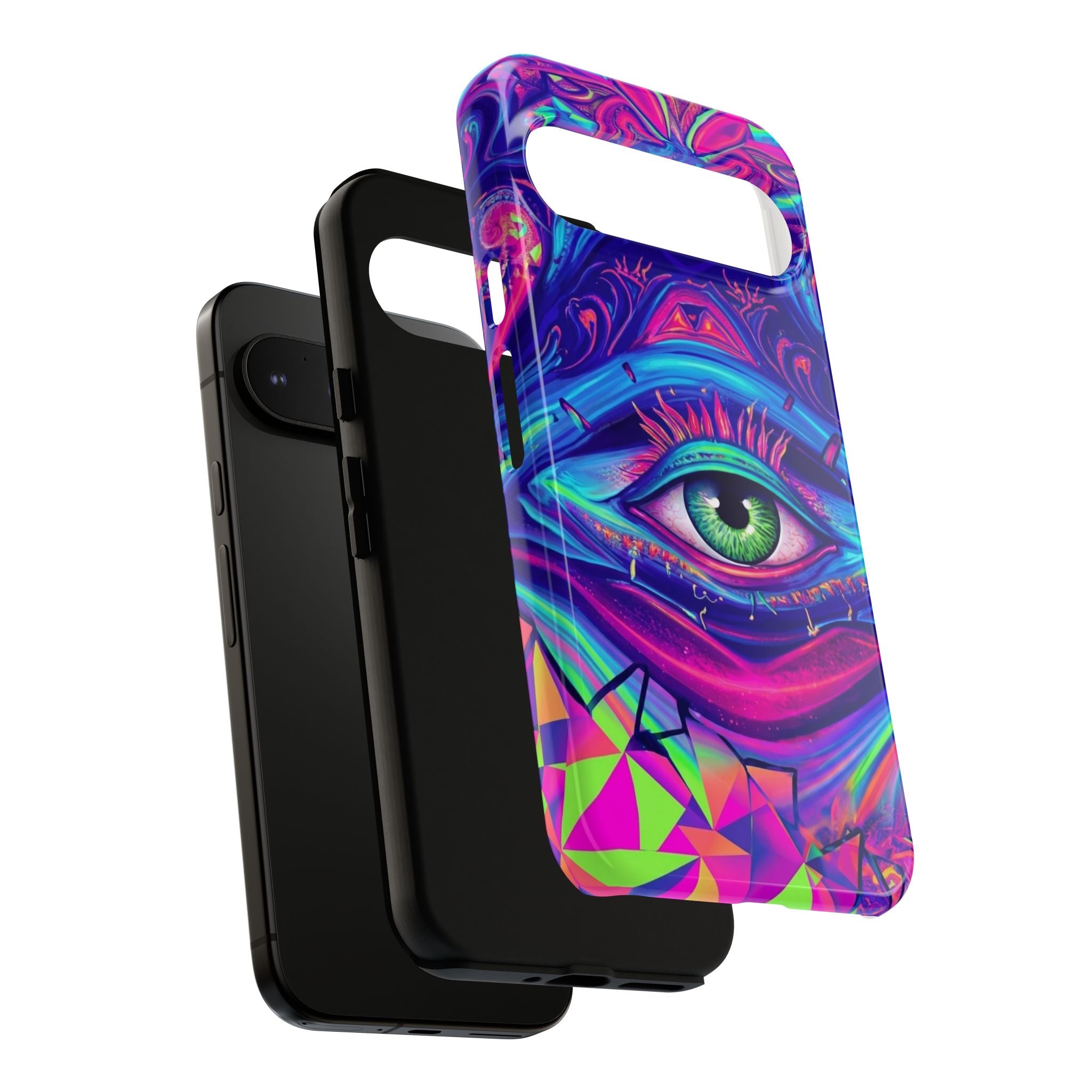 Psychedelic Third Eye Phone Case — Vibrant Retro Trippy Protective Cover