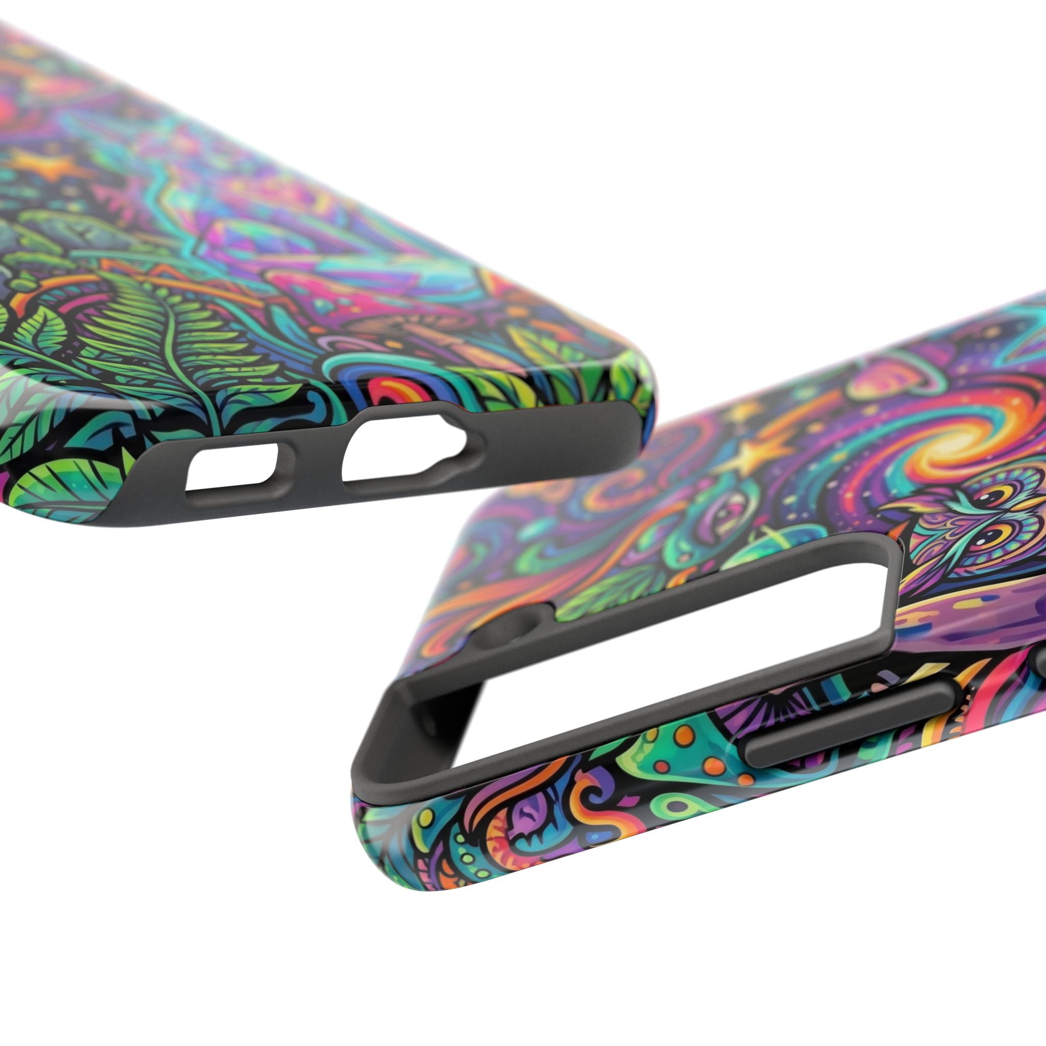 Psychedelic Owl/Wolf Tough Phone Cases