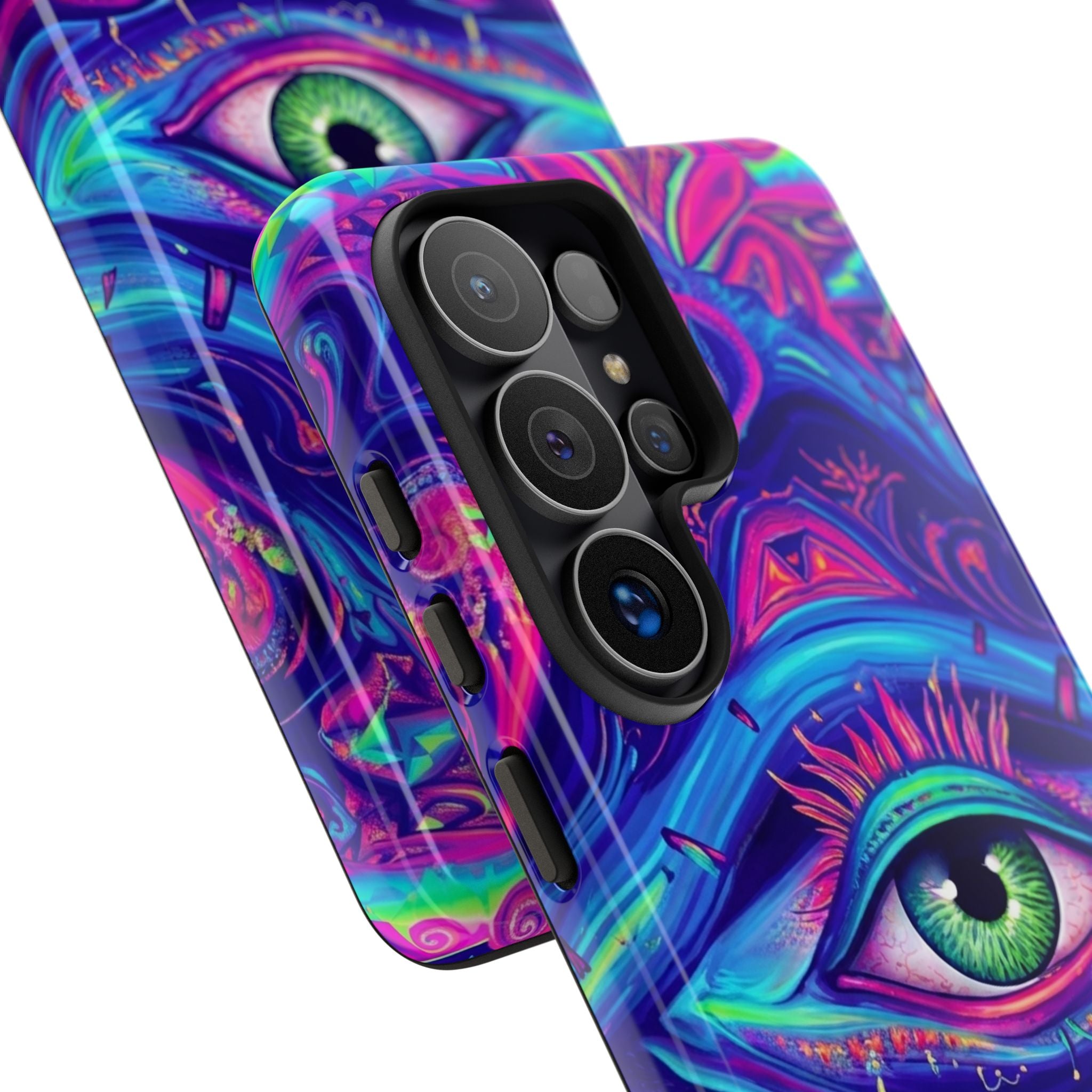 Psychedelic Third Eye Phone Case — Vibrant Retro Trippy Protective Cover