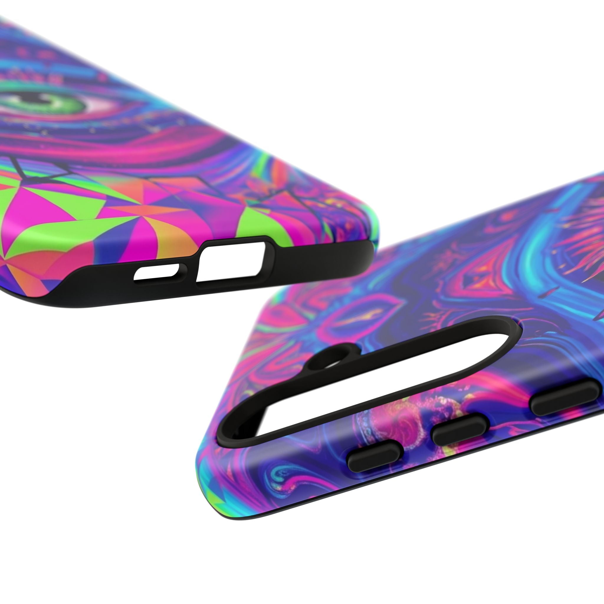 Psychedelic Third Eye Phone Case — Vibrant Retro Trippy Protective Cover