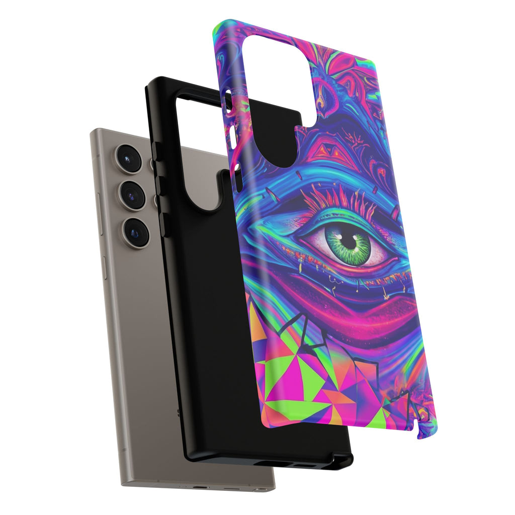 Psychedelic Third Eye Phone Case — Vibrant Retro Trippy Protective Cover