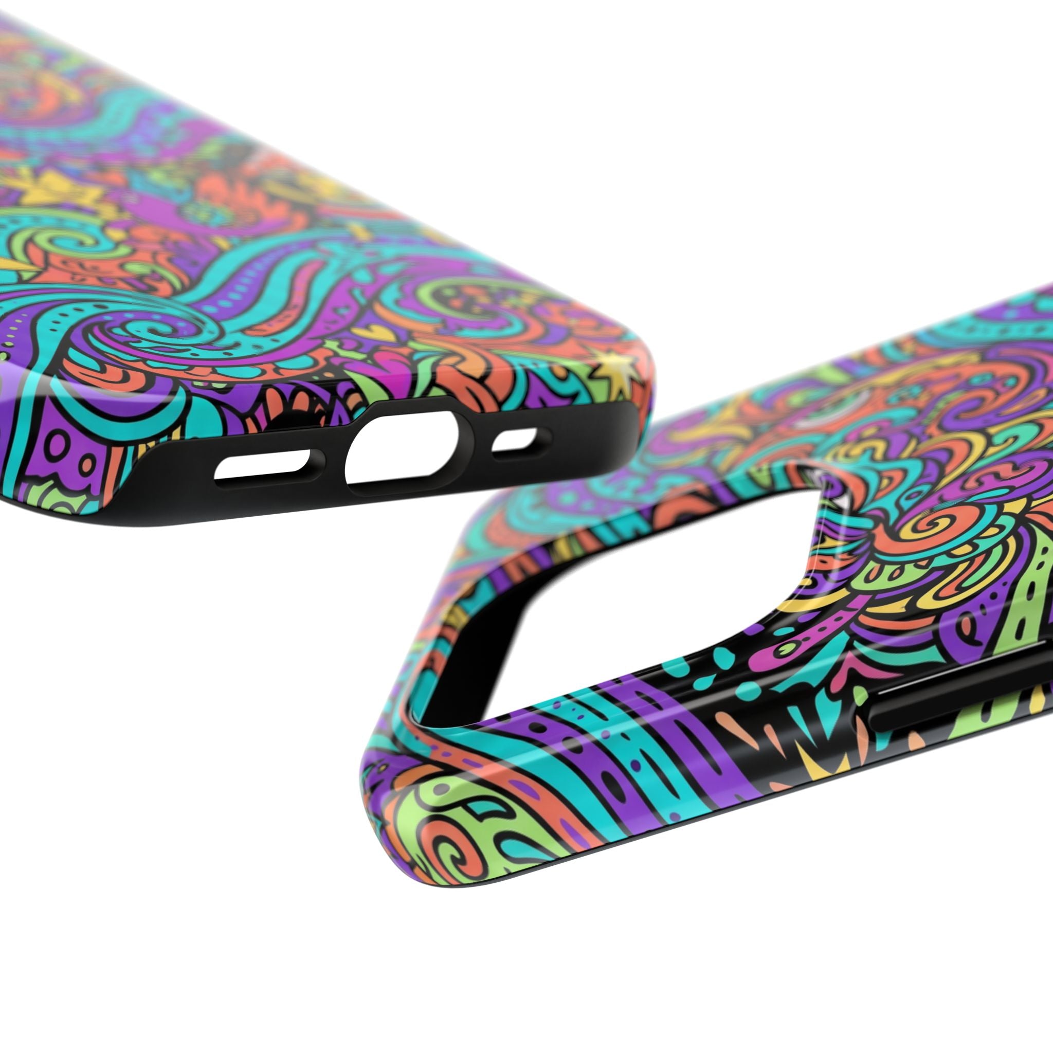 Psychedelic Doodle Wave | Tough Phone Cases