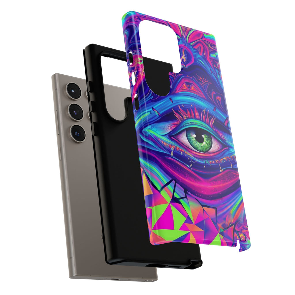 Psychedelic Third Eye Phone Case — Vibrant Retro Trippy Protective Cover