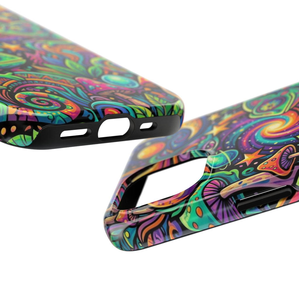 Psychedelic Chameleon Swirl Tough Phone Case