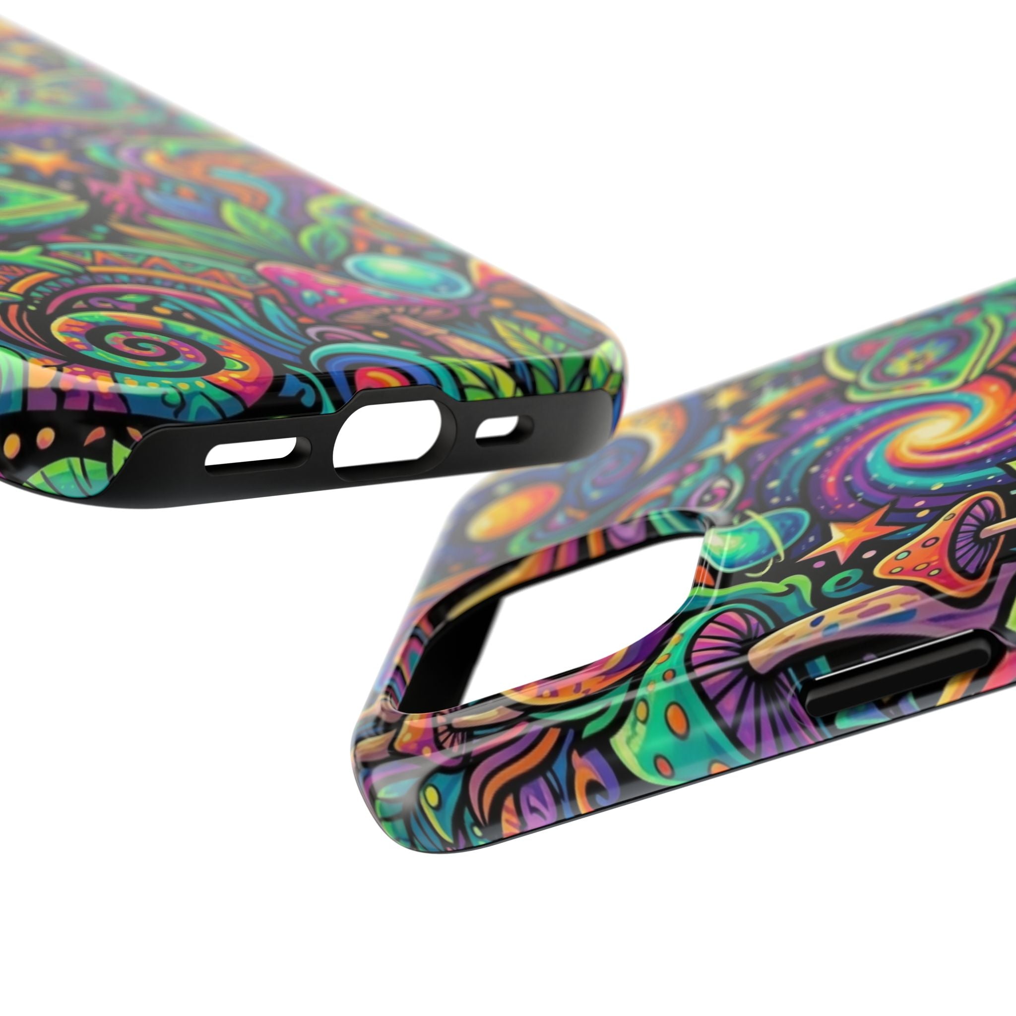 Psychedelic Chameleon Swirl Tough Phone Case