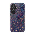 Peacock Mandala Phone Case — Protective Tough Case with Mystic Boho Design