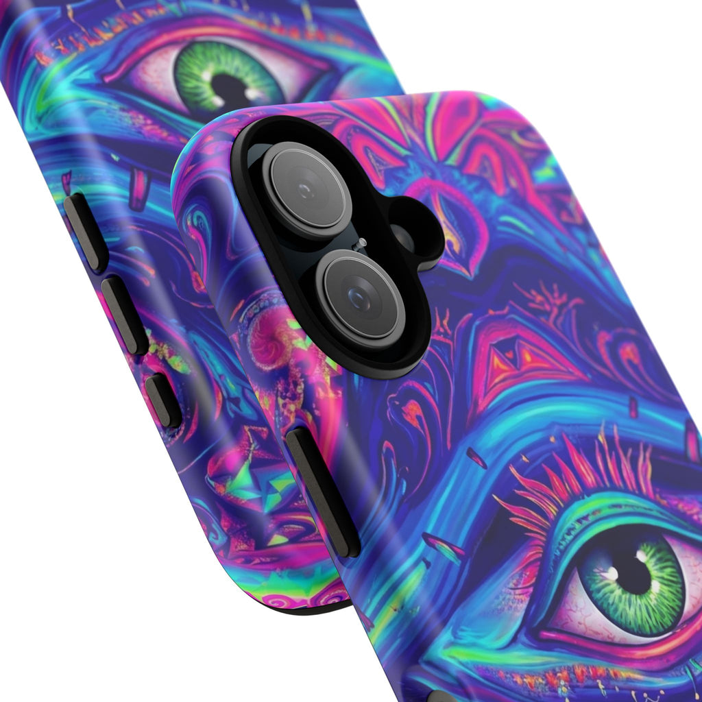 Psychedelic Third Eye Phone Case — Vibrant Retro Trippy Protective Cover