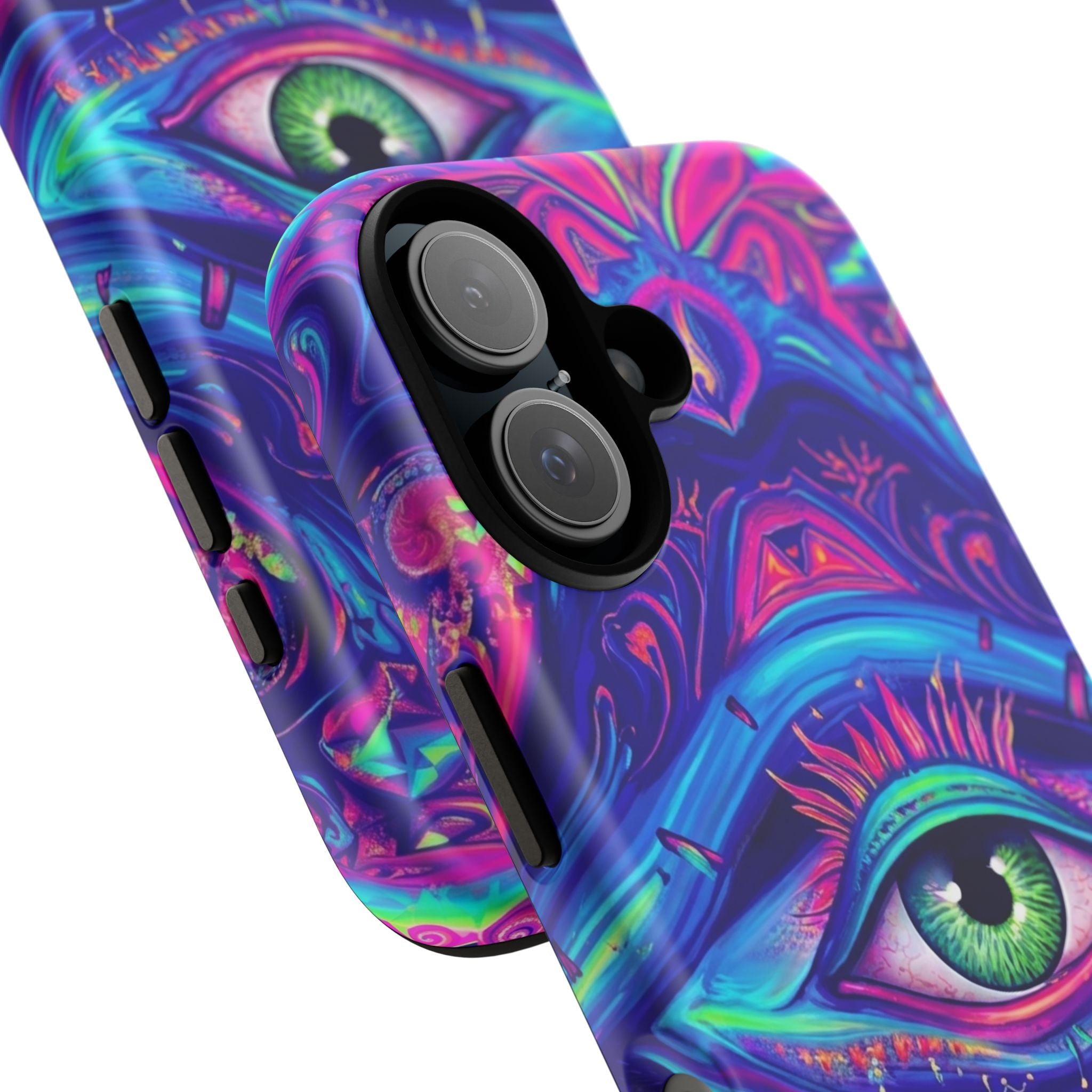 Psychedelic Third Eye Phone Case — Vibrant Retro Trippy Protective Cover