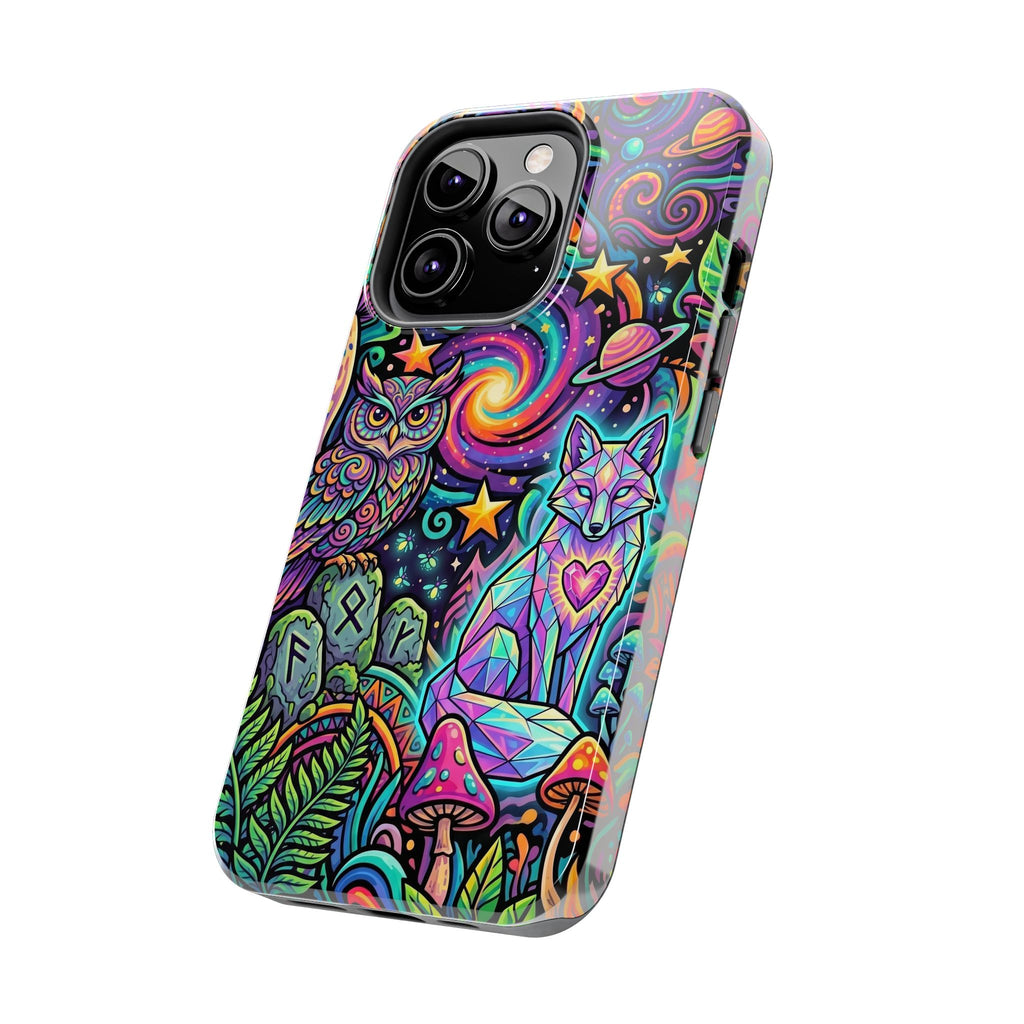 Psychedelic Owl/Wolf Tough Phone Cases