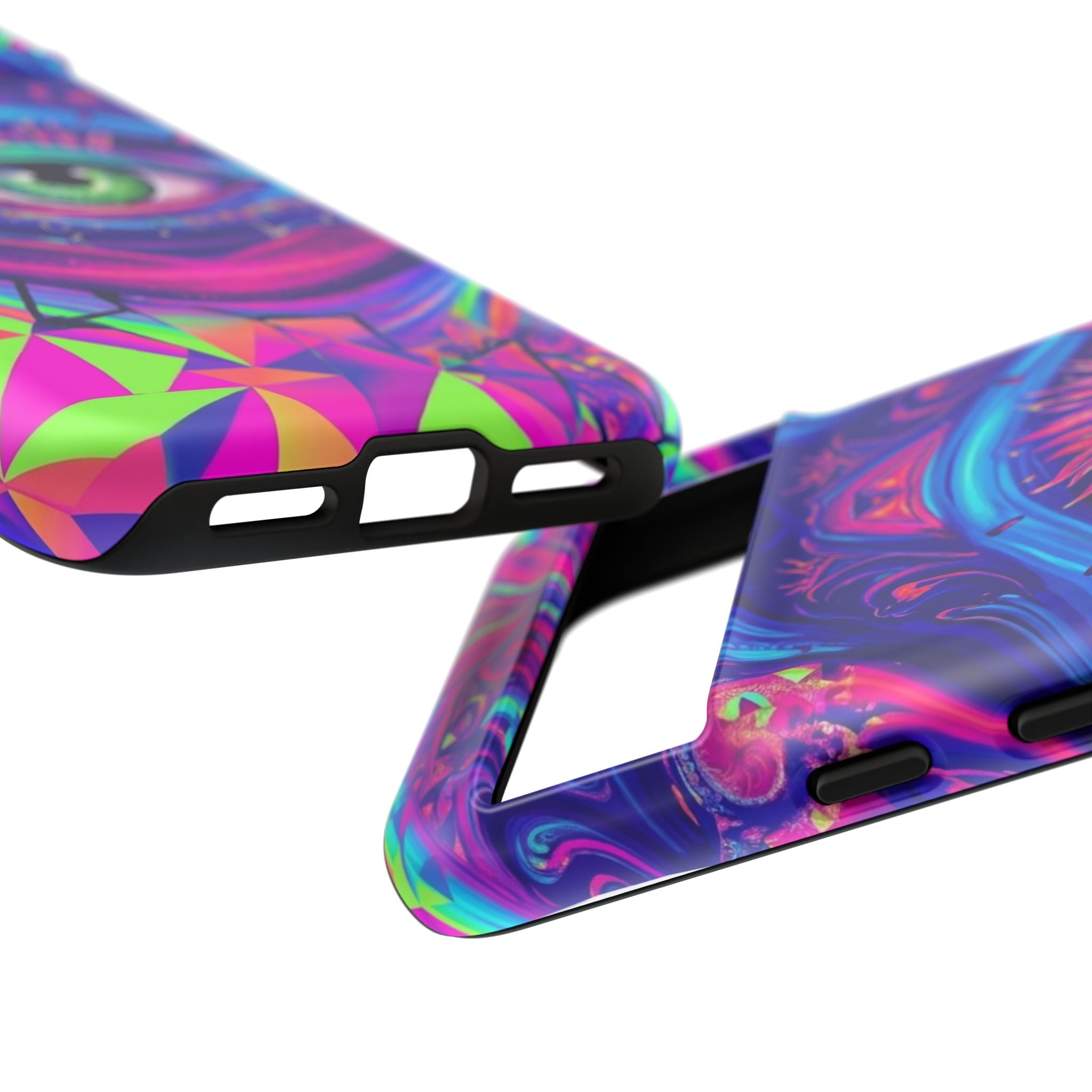 Psychedelic Third Eye Phone Case — Vibrant Retro Trippy Protective Cover