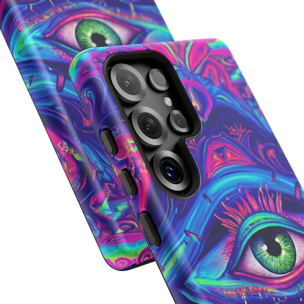 Psychedelic Third Eye Phone Case — Vibrant Retro Trippy Protective Cover