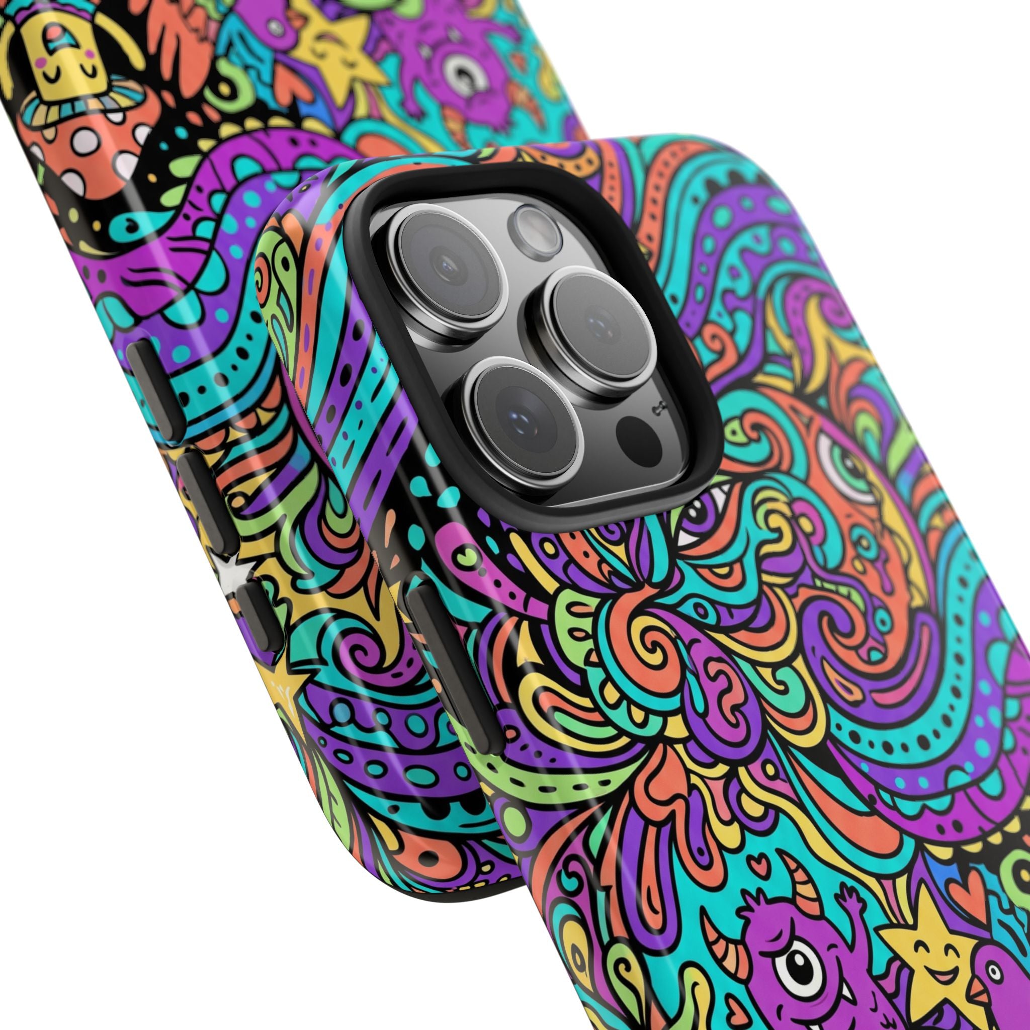Psychedelic Doodle Wave | Tough Phone Cases