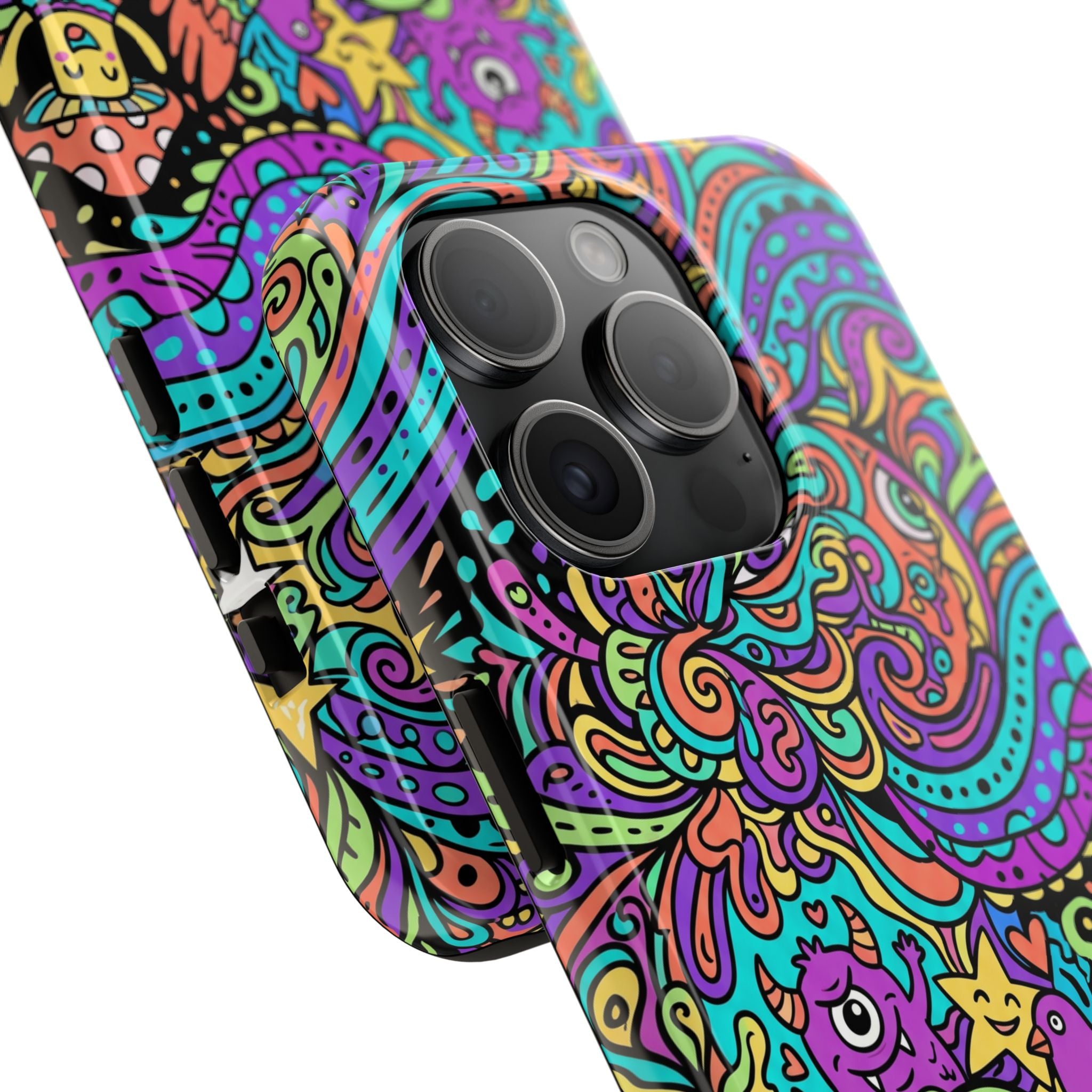 Psychedelic Doodle Wave | Tough Phone Cases