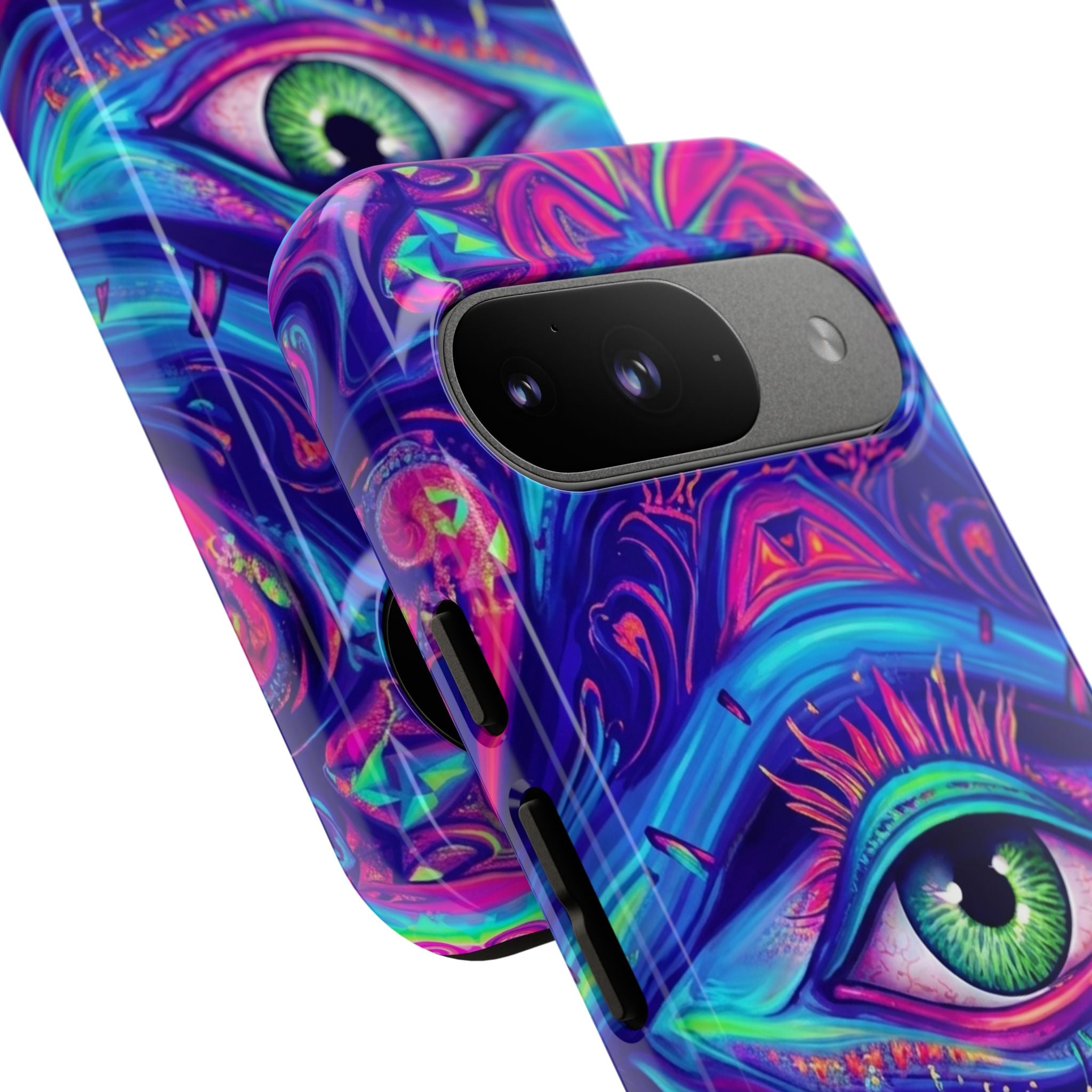 Psychedelic Third Eye Phone Case — Vibrant Retro Trippy Protective Cover
