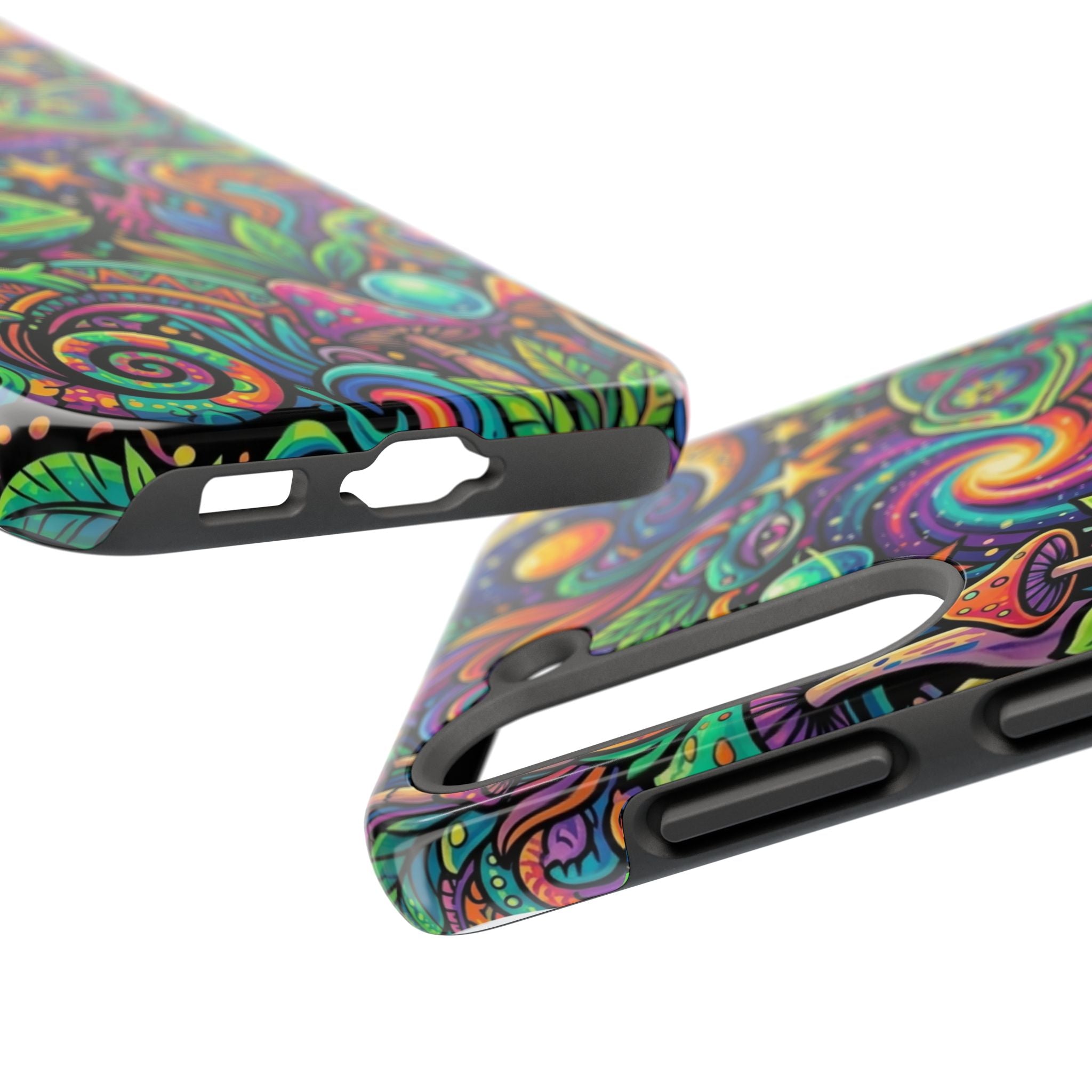 Psychedelic Chameleon Swirl Tough Phone Case