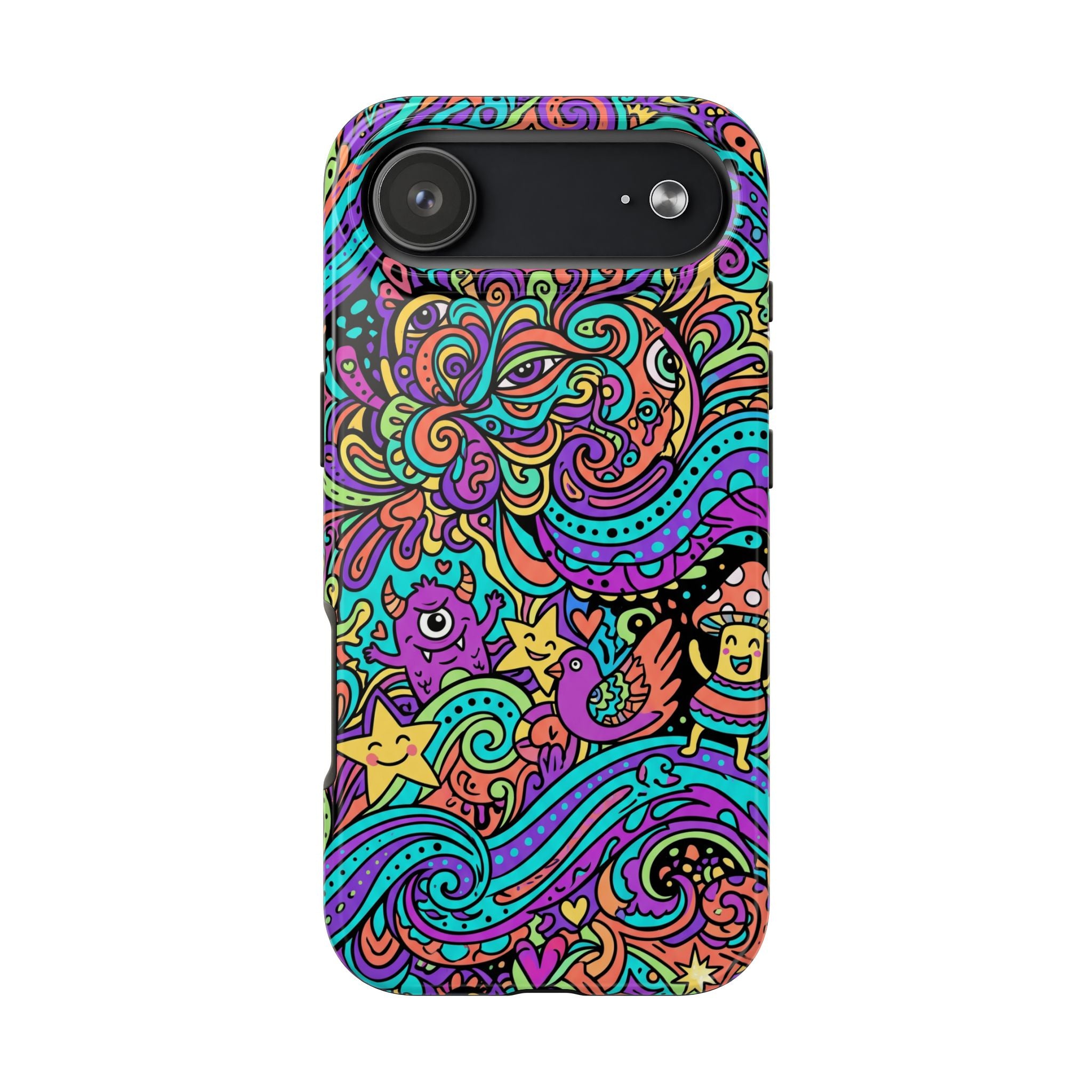 Psychedelic Doodle Wave | Tough Phone Cases