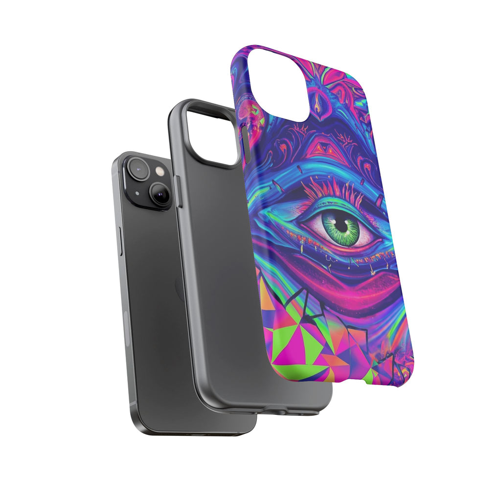 Psychedelic Third Eye Phone Case — Vibrant Retro Trippy Protective Cover