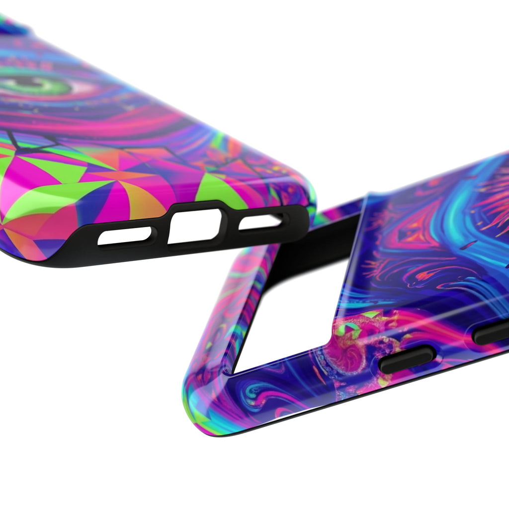 Psychedelic Third Eye Phone Case — Vibrant Retro Trippy Protective Cover