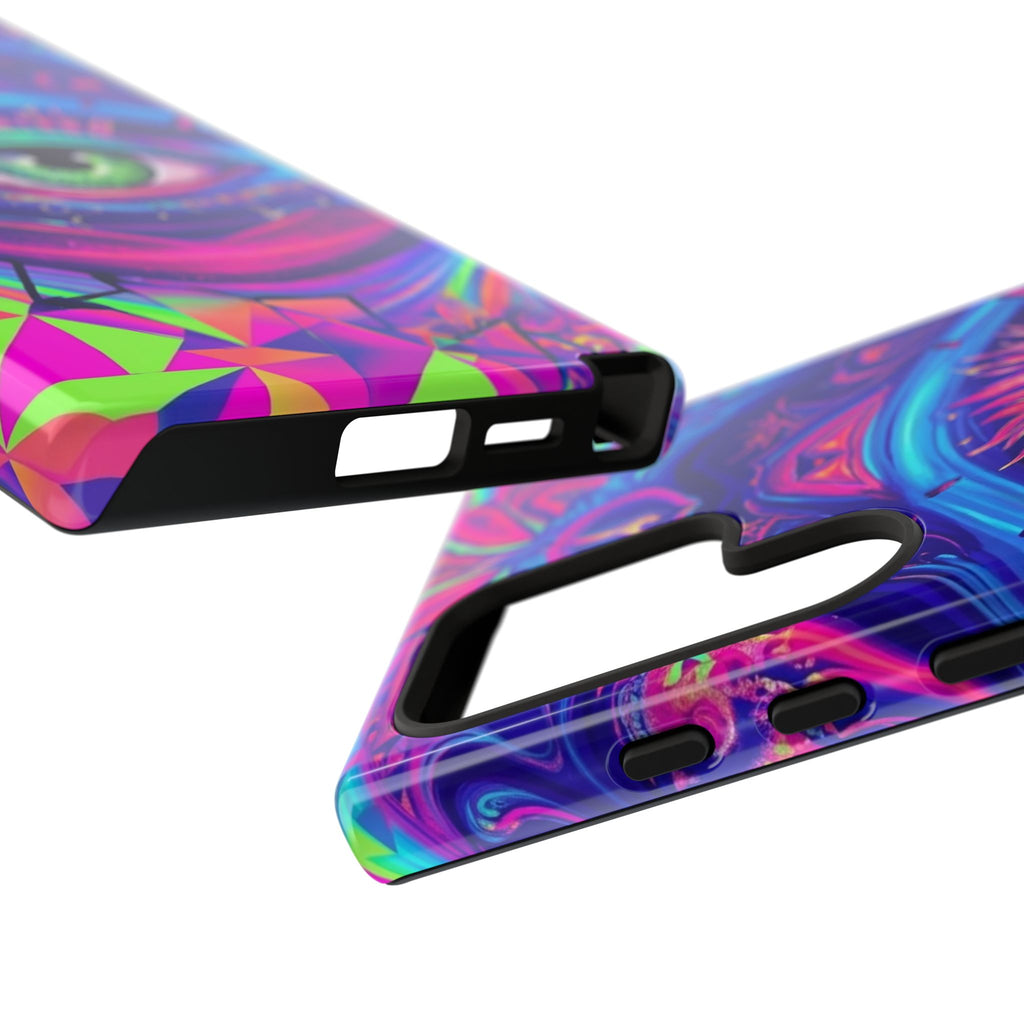 Psychedelic Third Eye Phone Case — Vibrant Retro Trippy Protective Cover