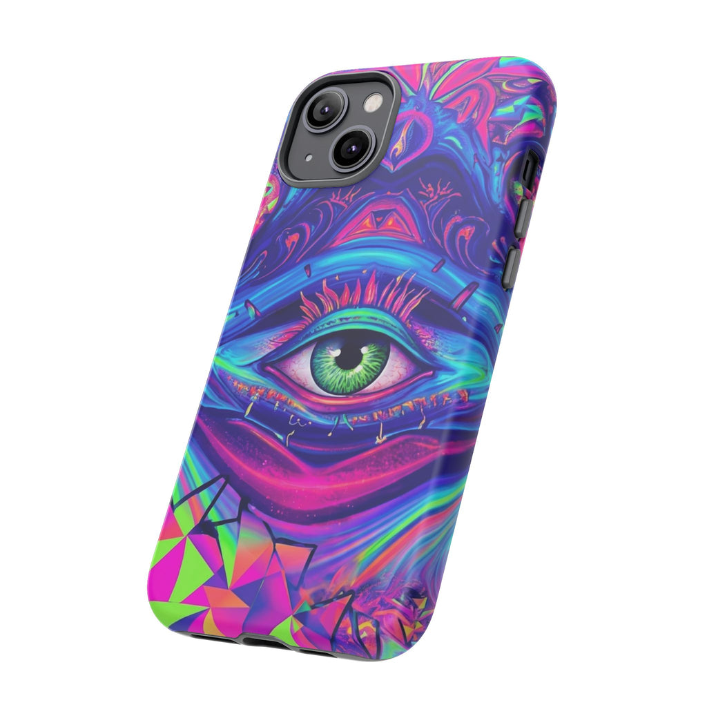 Psychedelic Third Eye Phone Case — Vibrant Retro Trippy Protective Cover