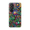 Psychedelic Chameleon Swirl Tough Phone Case