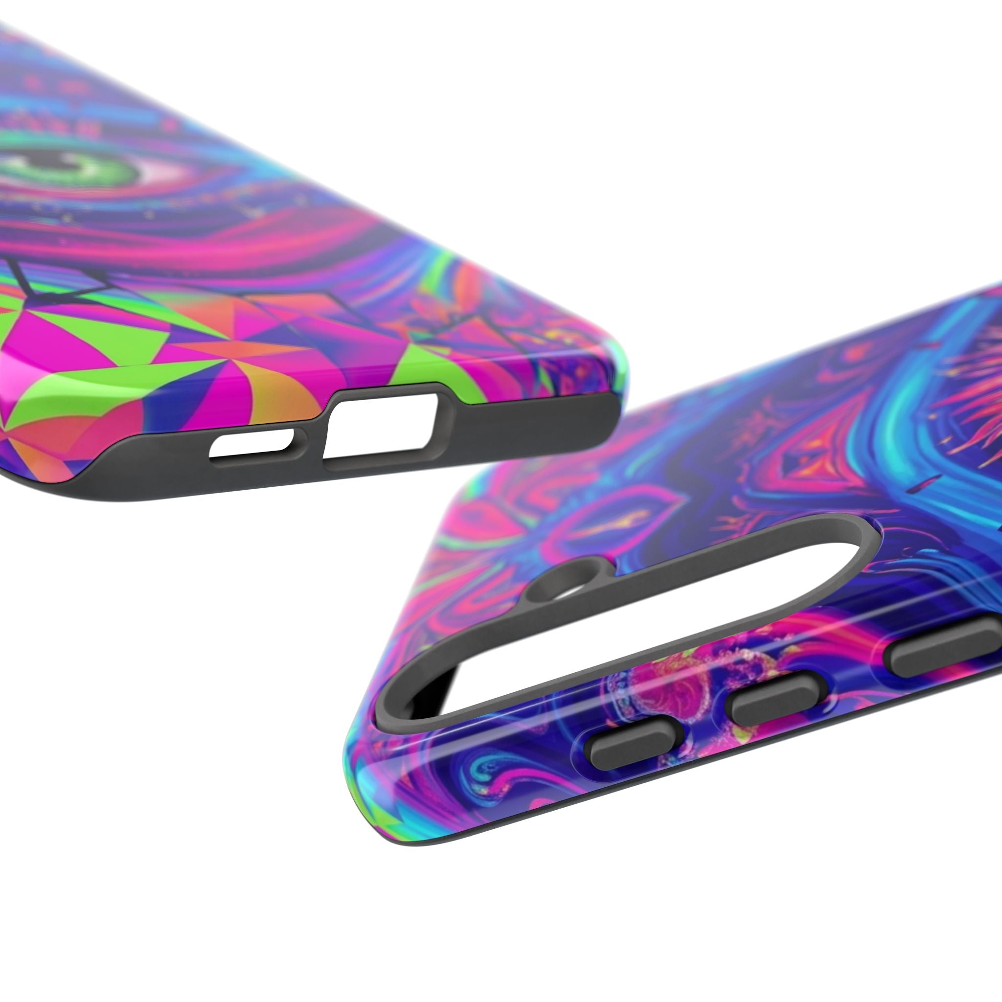 Psychedelic Third Eye Phone Case — Vibrant Retro Trippy Protective Cover
