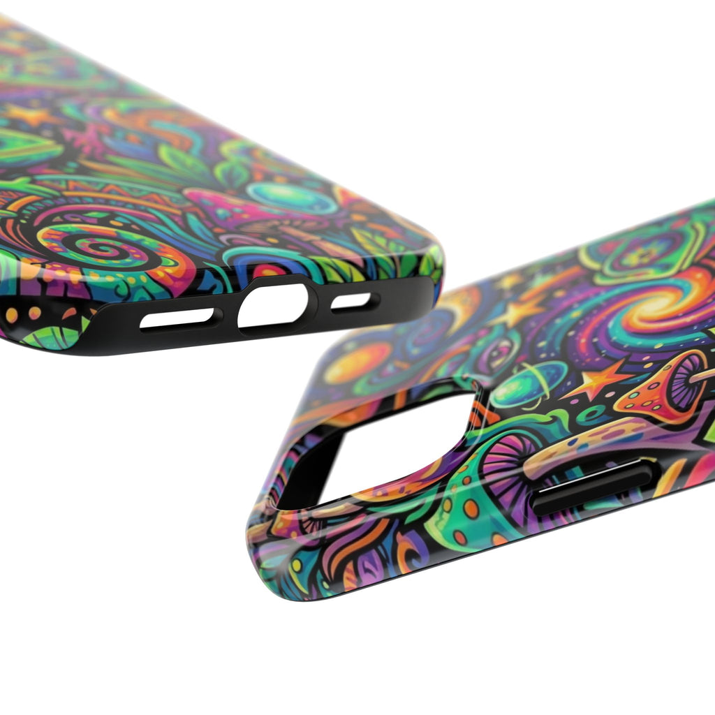 Psychedelic Chameleon Swirl Tough Phone Case