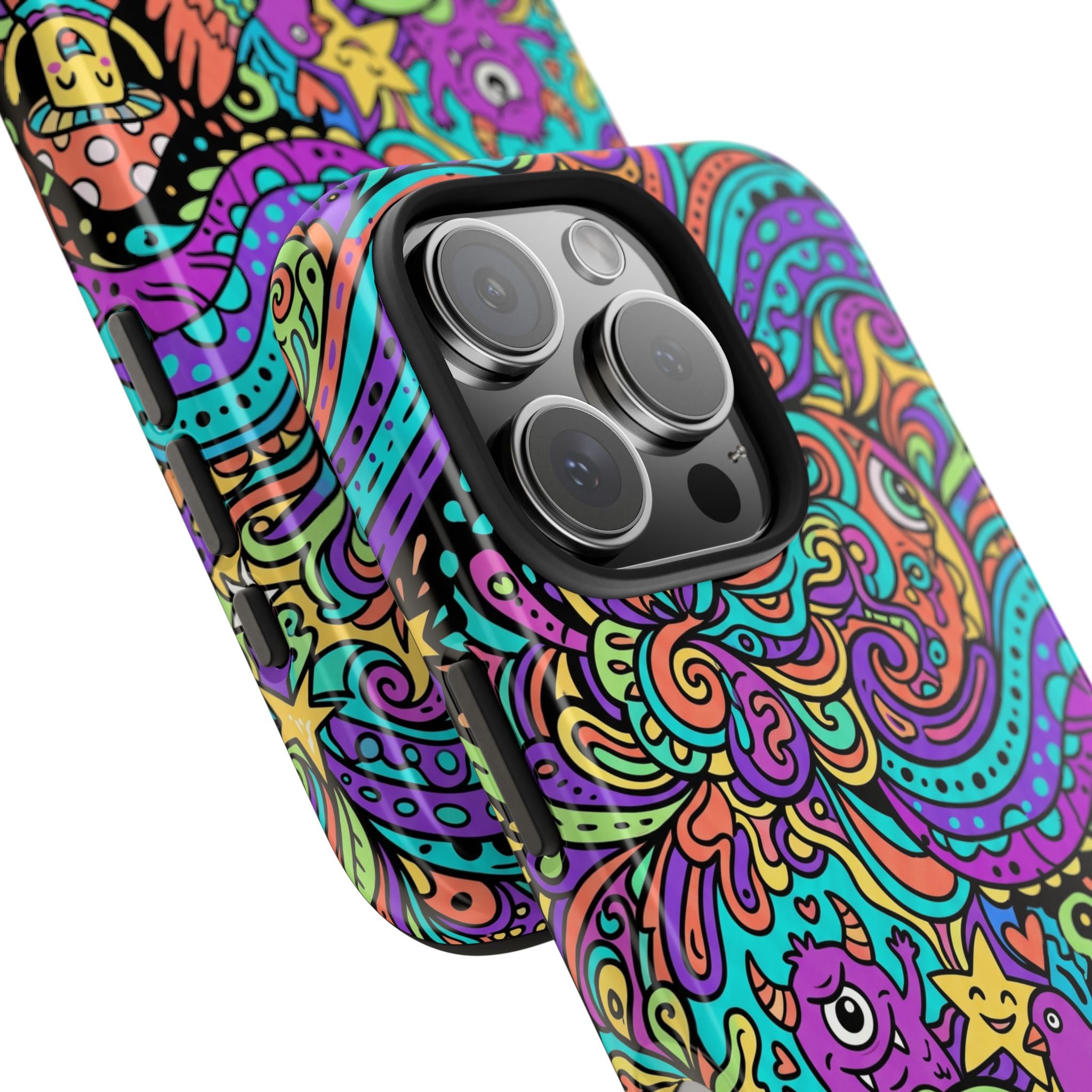 Psychedelic Doodle Wave | Tough Phone Cases