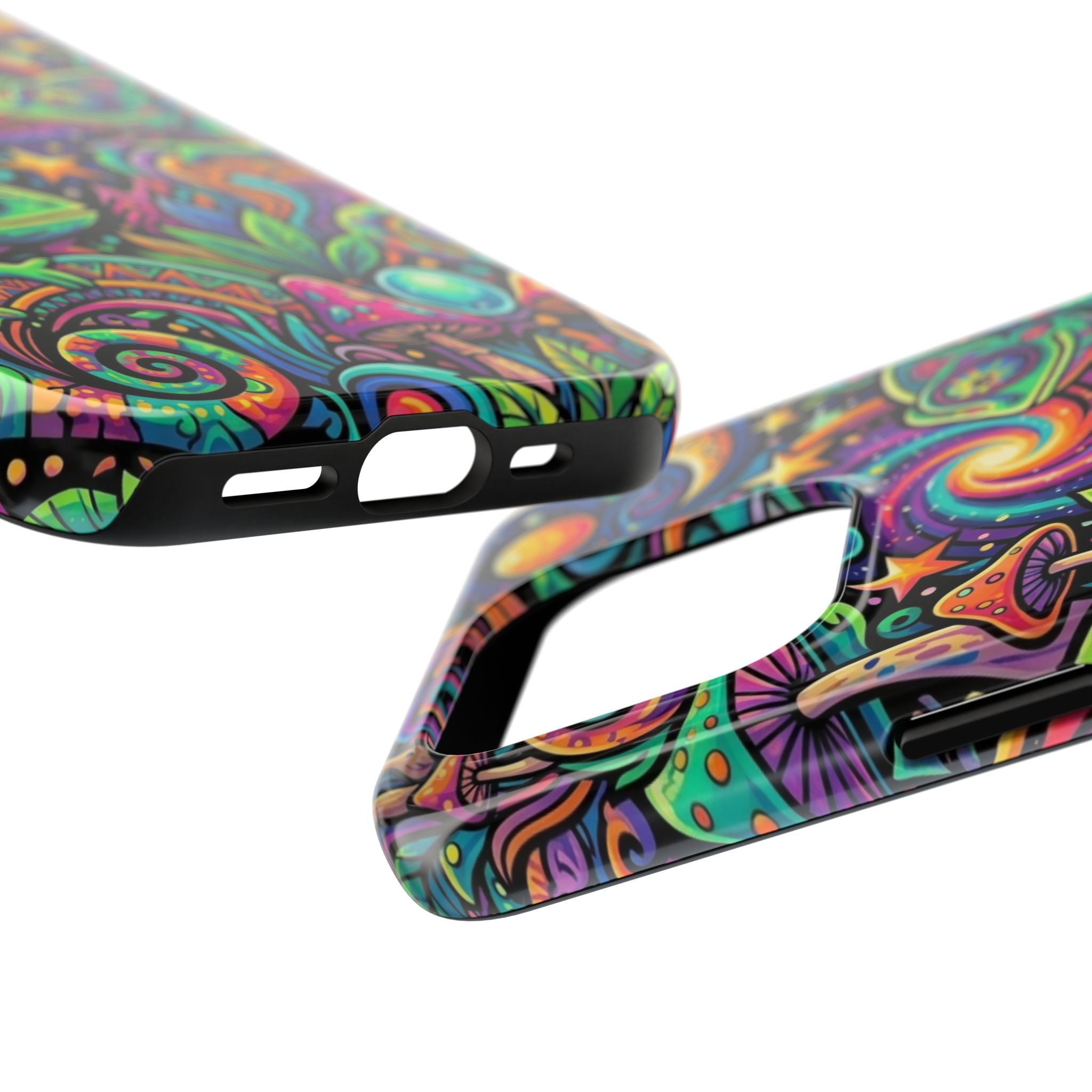 Psychedelic Chameleon Swirl Tough Phone Case