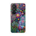 Psychedelic Owl/Wolf Tough Phone Cases