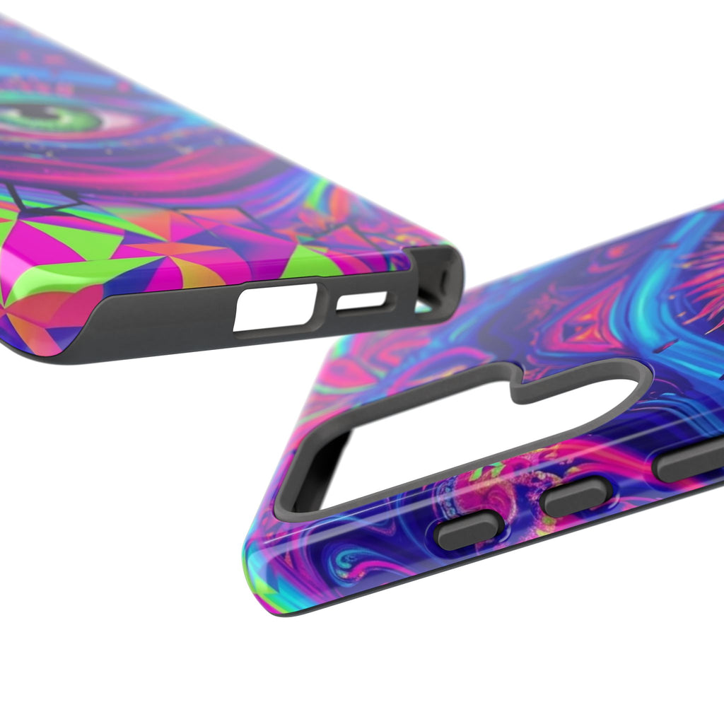 Psychedelic Third Eye Phone Case — Vibrant Retro Trippy Protective Cover