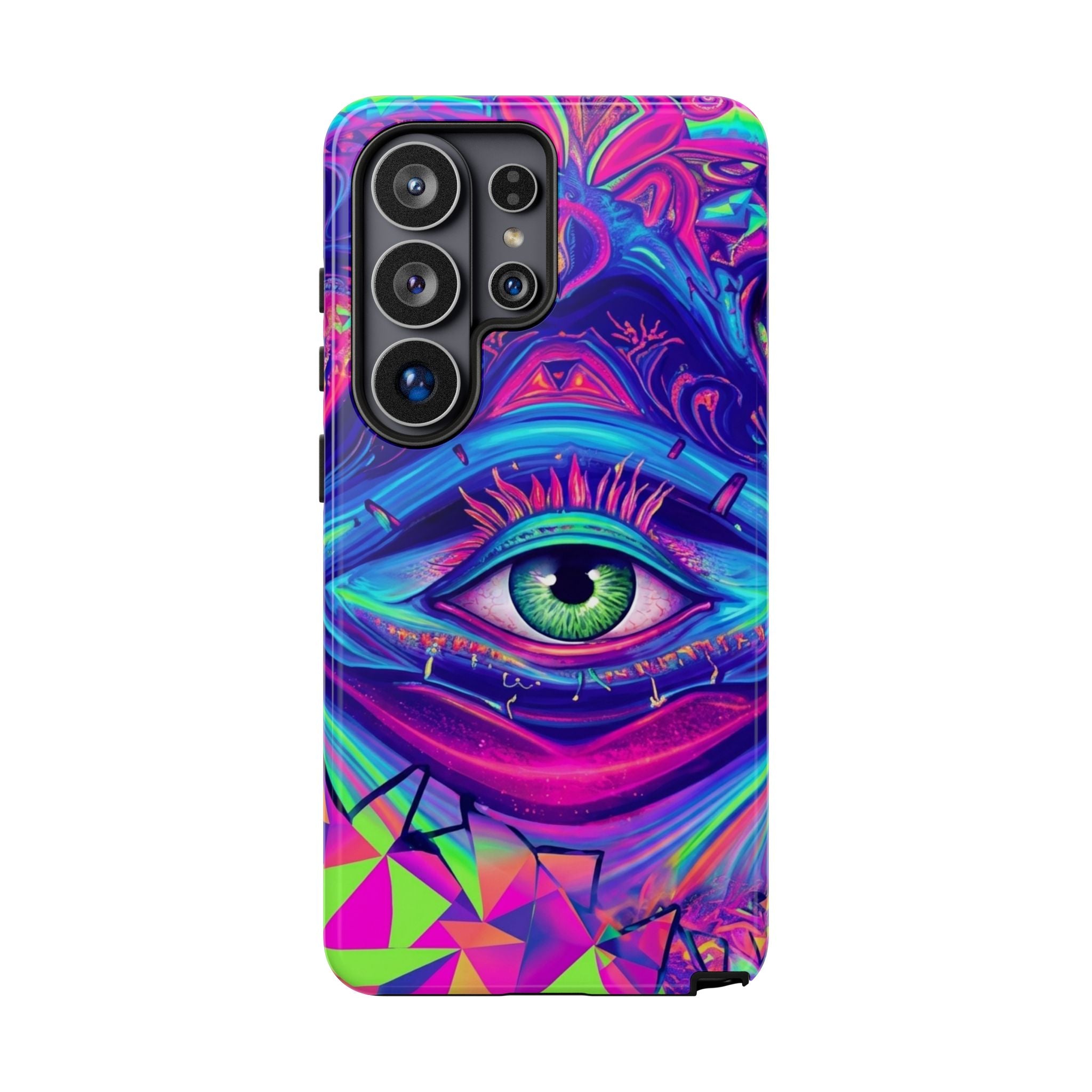 Psychedelic Third Eye Phone Case — Vibrant Retro Trippy Protective Cover