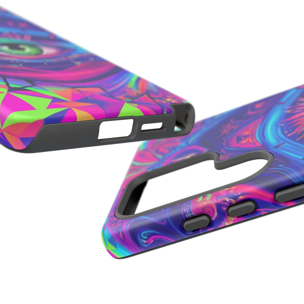 Psychedelic Third Eye Phone Case — Vibrant Retro Trippy Protective Cover