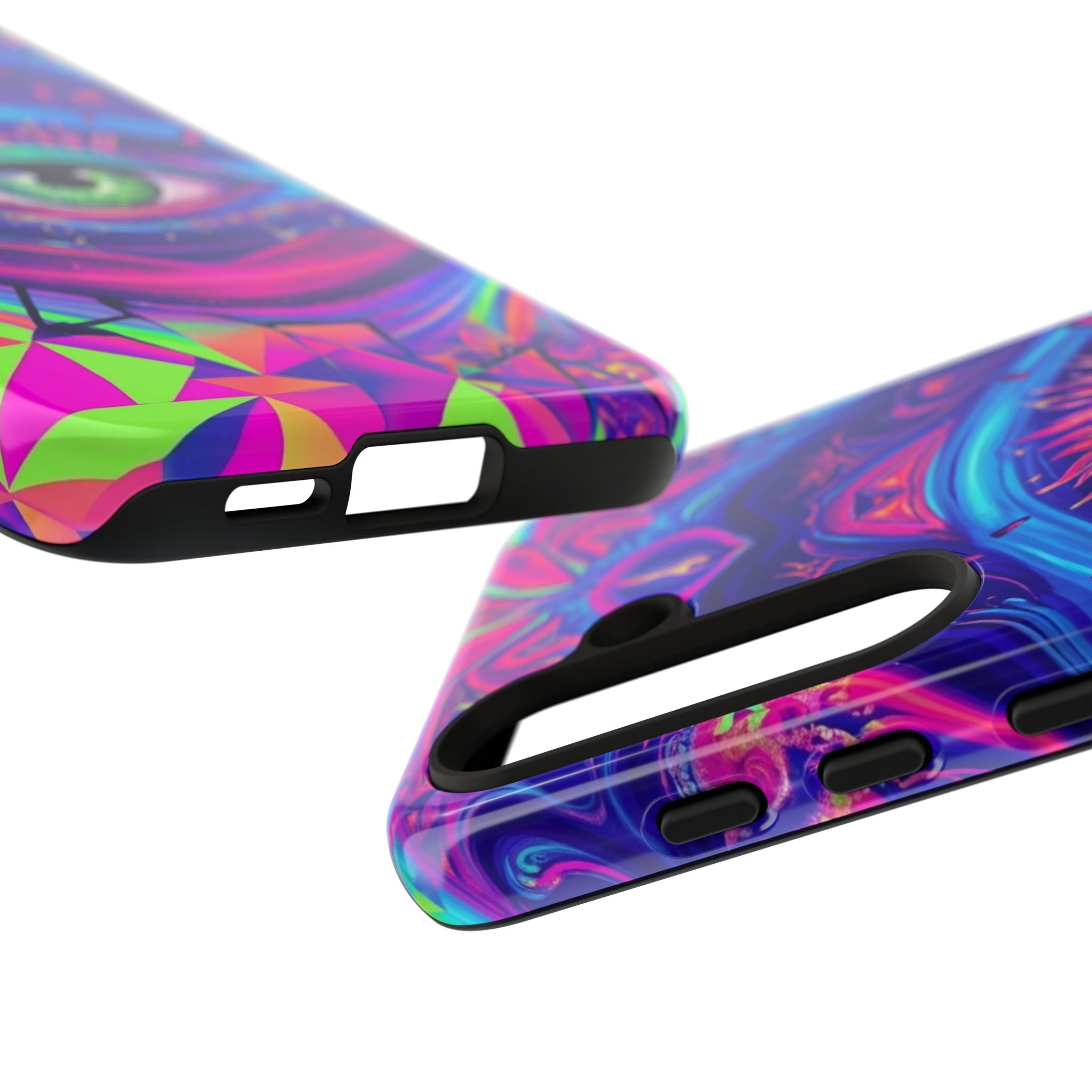 Psychedelic Third Eye Phone Case — Vibrant Retro Trippy Protective Cover