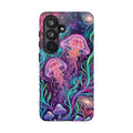 Jellyfish Galaxy Phone Case – Neon Sea Mushroom Tough Case