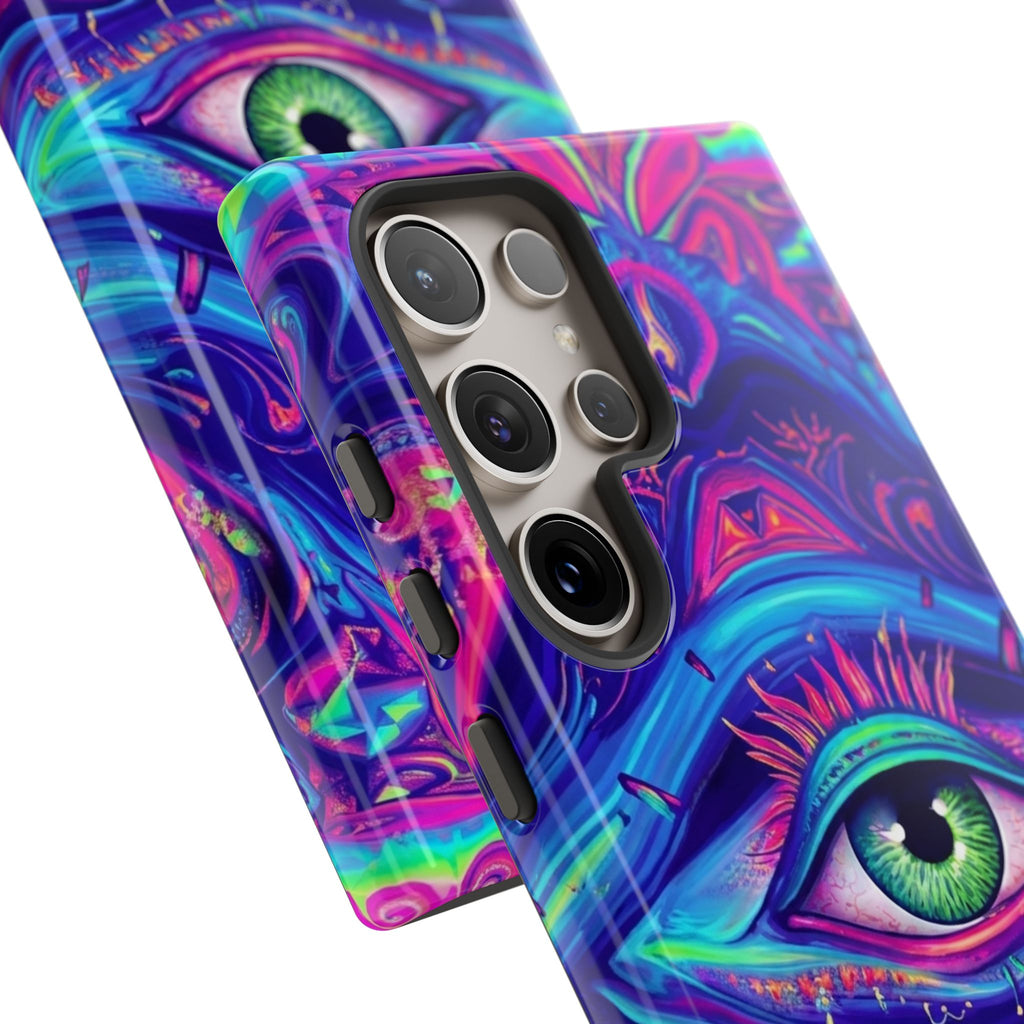 Psychedelic Third Eye Phone Case — Vibrant Retro Trippy Protective Cover