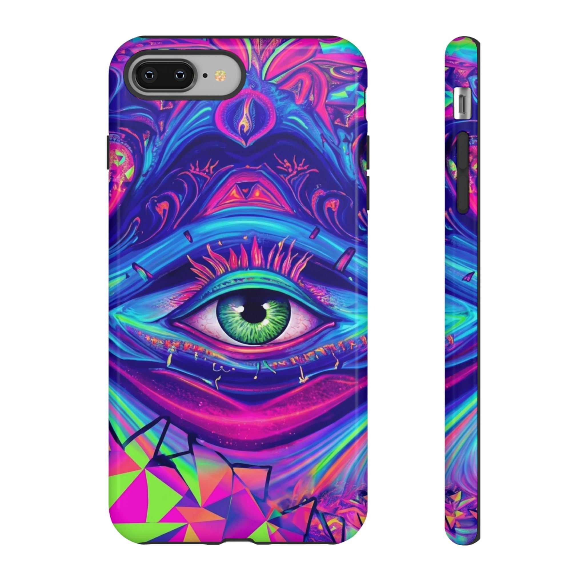 Psychedelic Third Eye Phone Case — Vibrant Retro Trippy Protective Cover