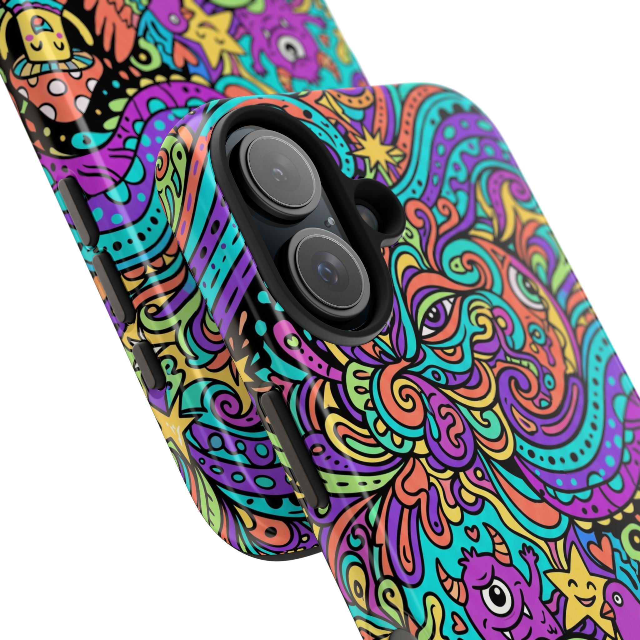 Psychedelic Doodle Wave | Tough Phone Cases