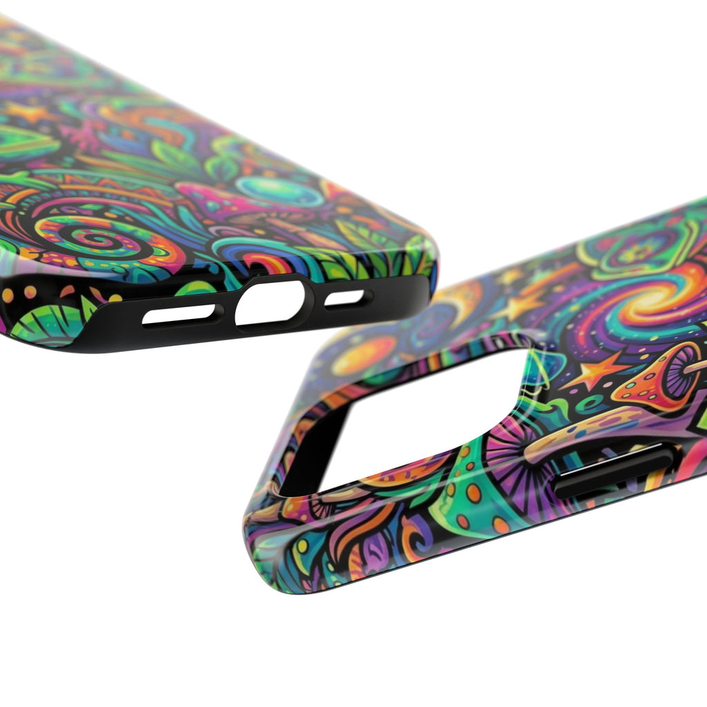 Psychedelic Chameleon Swirl Tough Phone Case