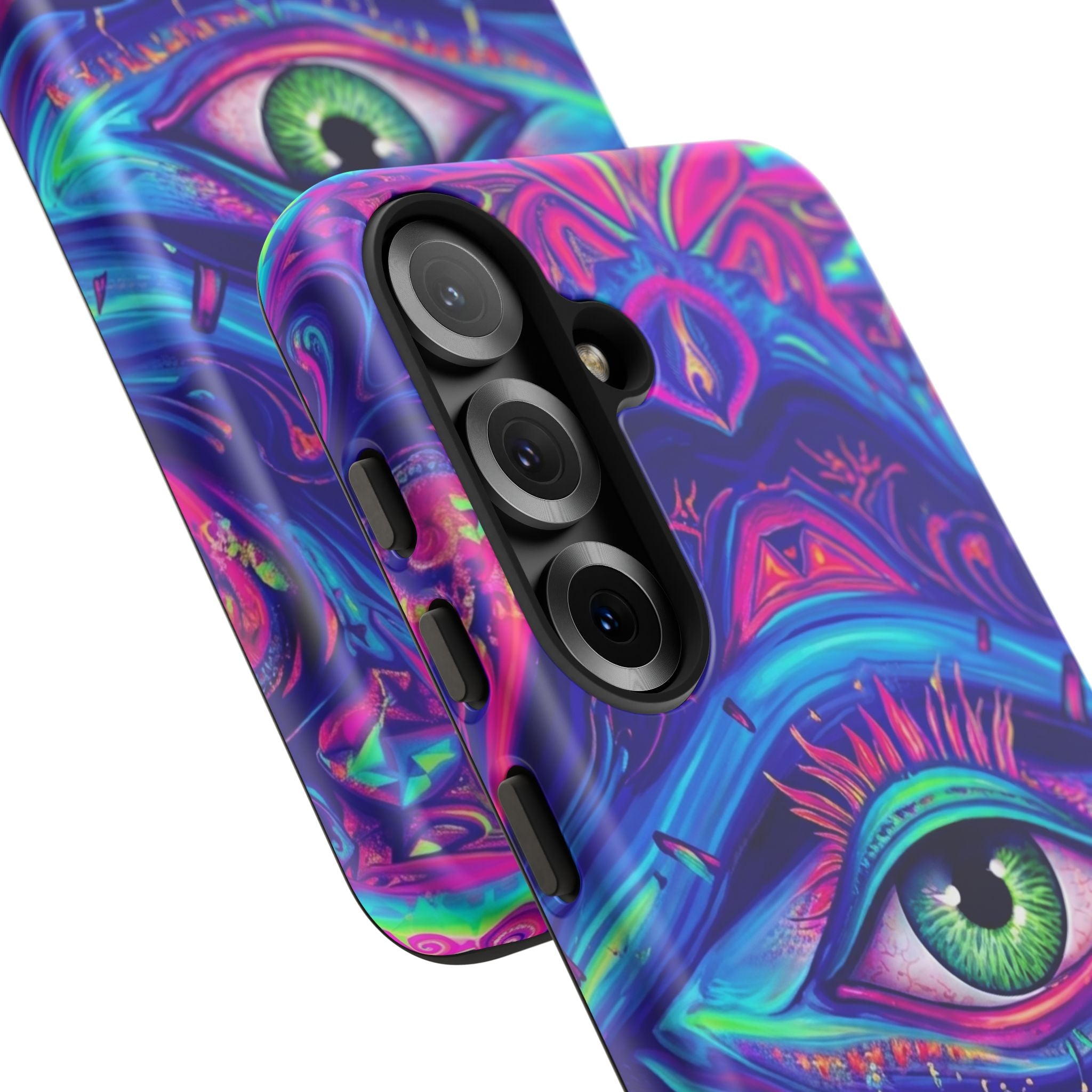Psychedelic Third Eye Phone Case — Vibrant Retro Trippy Protective Cover