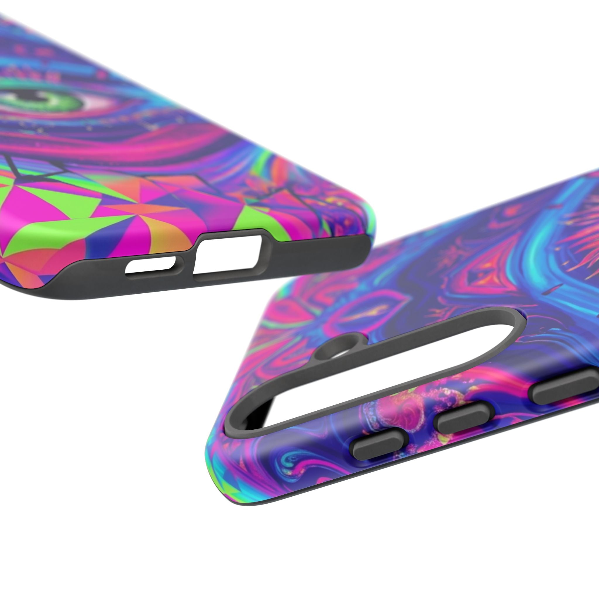 Psychedelic Third Eye Phone Case — Vibrant Retro Trippy Protective Cover