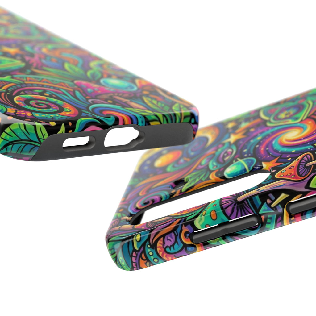 Psychedelic Chameleon Swirl Tough Phone Case