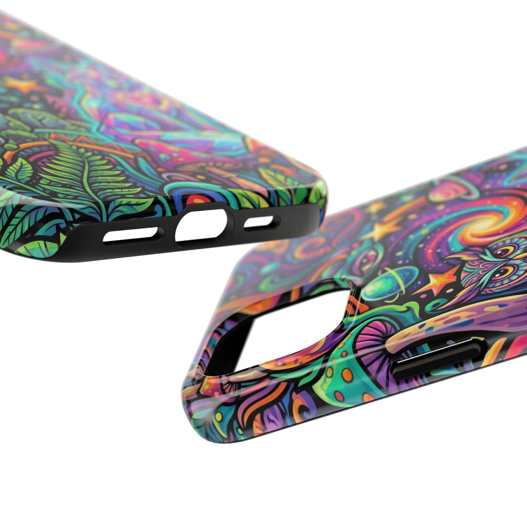 Psychedelic Owl/Wolf Tough Phone Cases