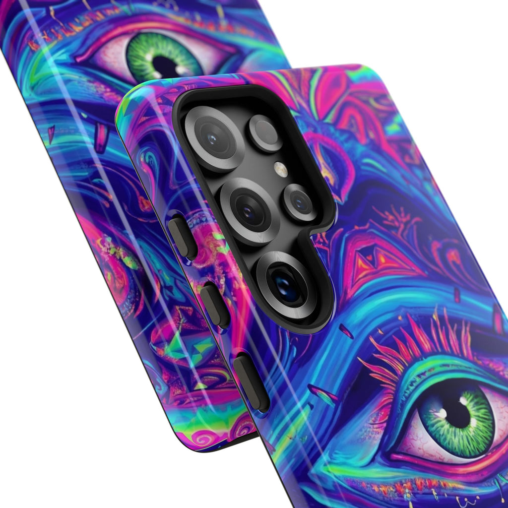 Psychedelic Third Eye Phone Case — Vibrant Retro Trippy Protective Cover