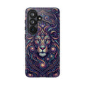 Lion Mandala Phone Case — Psychedelic Swirl Protective Cover
