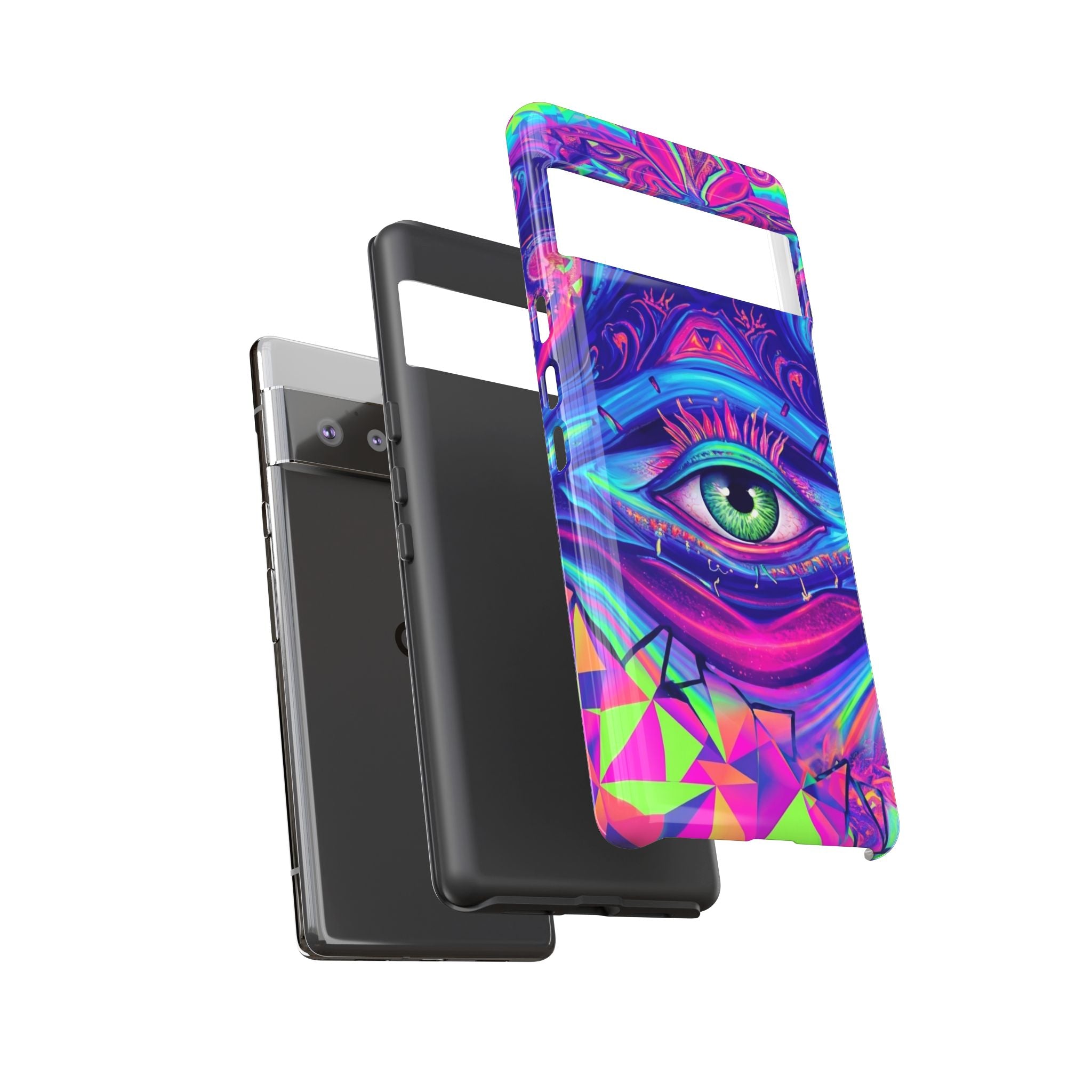 Psychedelic Third Eye Phone Case — Vibrant Retro Trippy Protective Cover